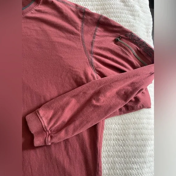 Kuhl Red Long Sleeve Tee for Casual Comfort - Picture 2 of 8
